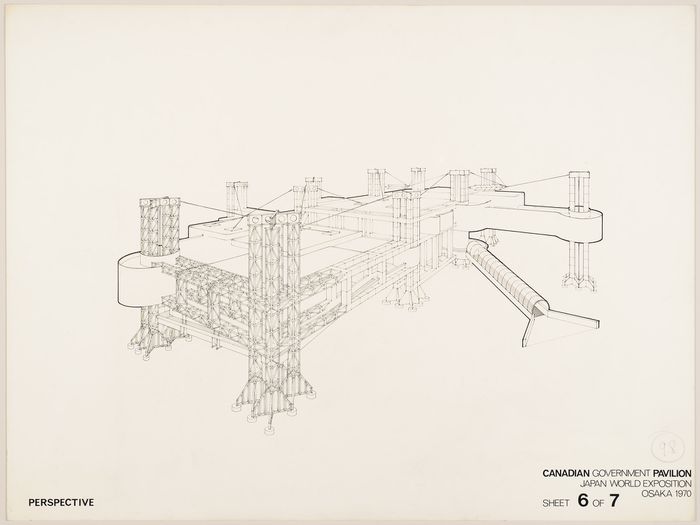 Canadian government pavilion, Japan world exposition, Osaka, Japan ...