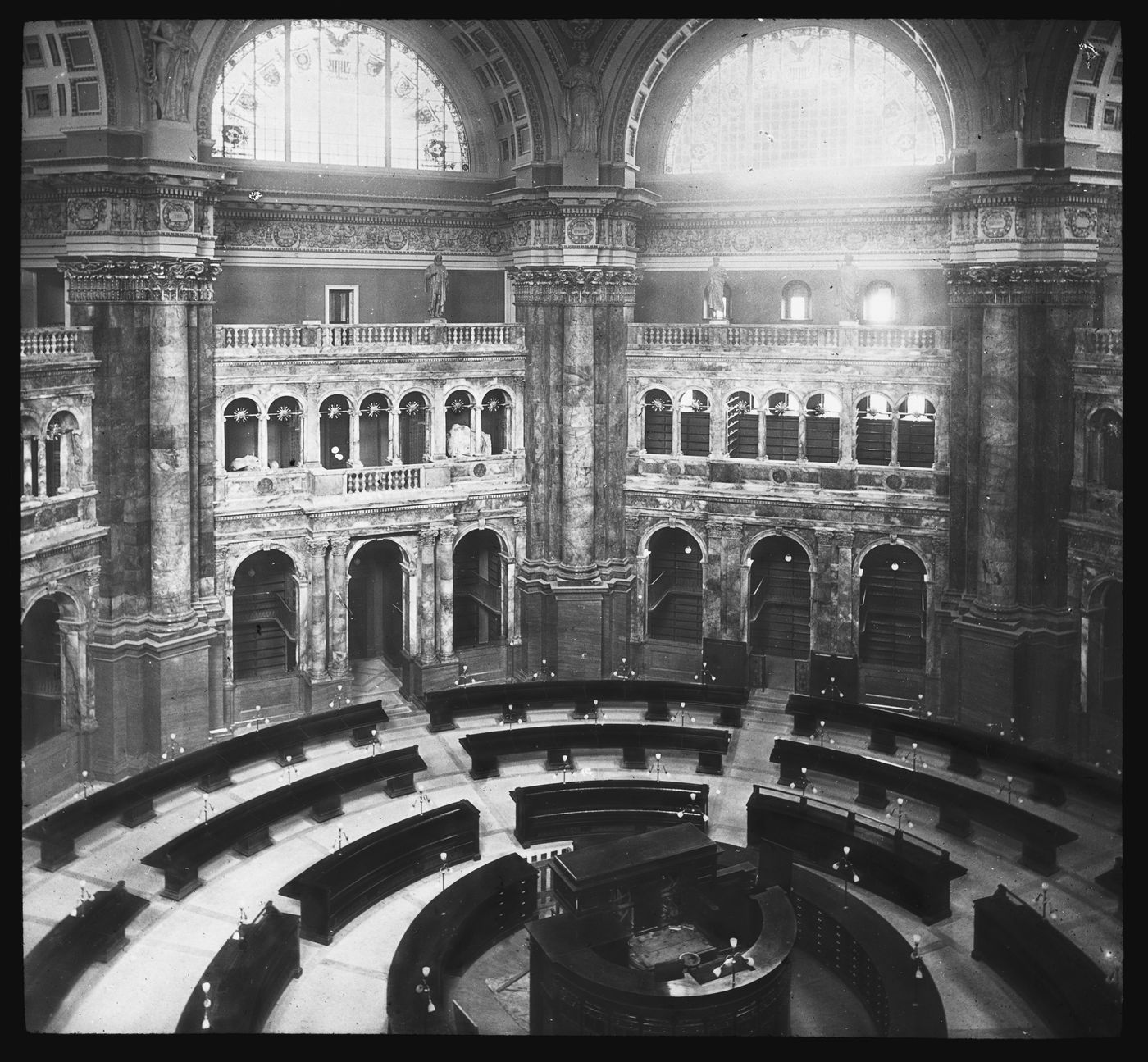 Reading room, Library of Congress, Washington, District of Columbia