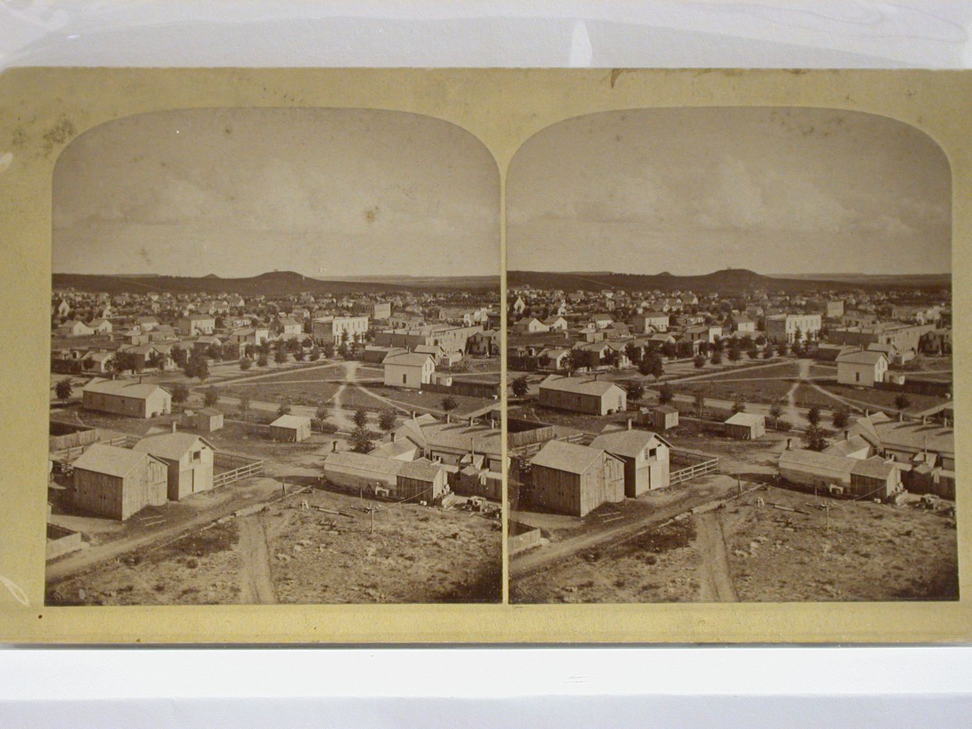 Views of Colorado Springs, from the Cupola of the Public School Building, Colorado Springs, Colorado