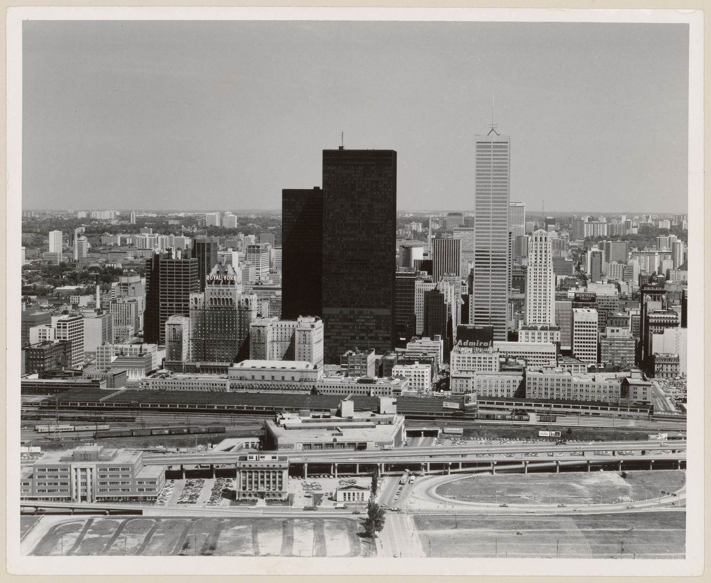 TD Centre at centre of photograph, Toronto, Ontario