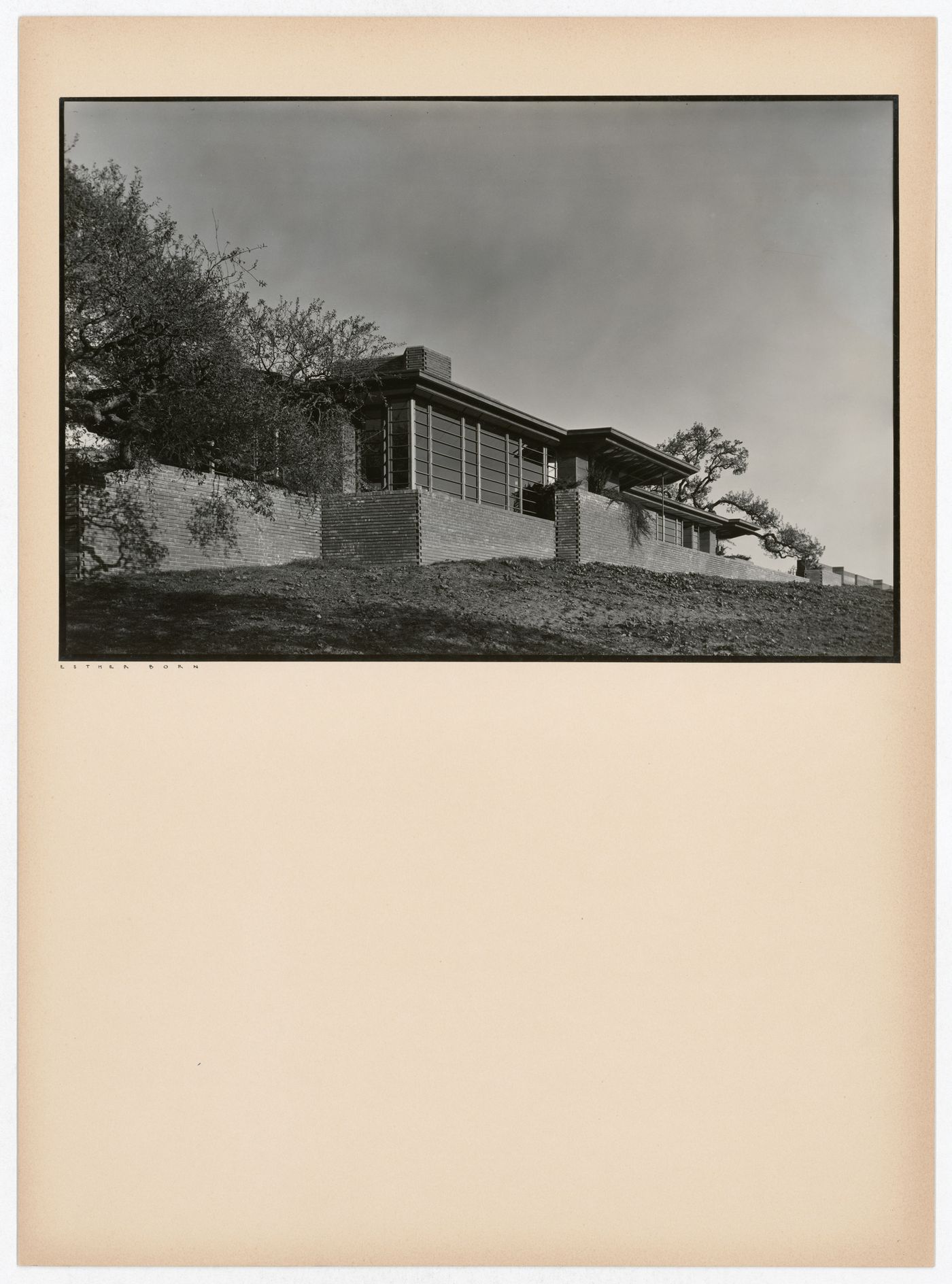 View of the Hanna House, Palo Alto, California, United States