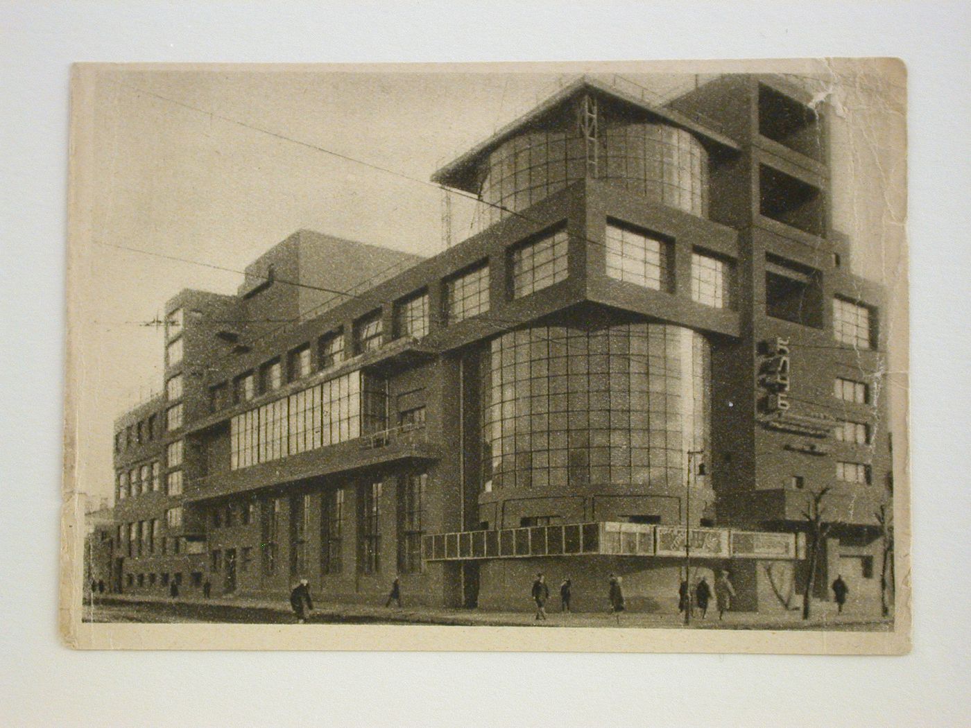 Exterior view of the Zuev Club (club for communal services workers), Moscow