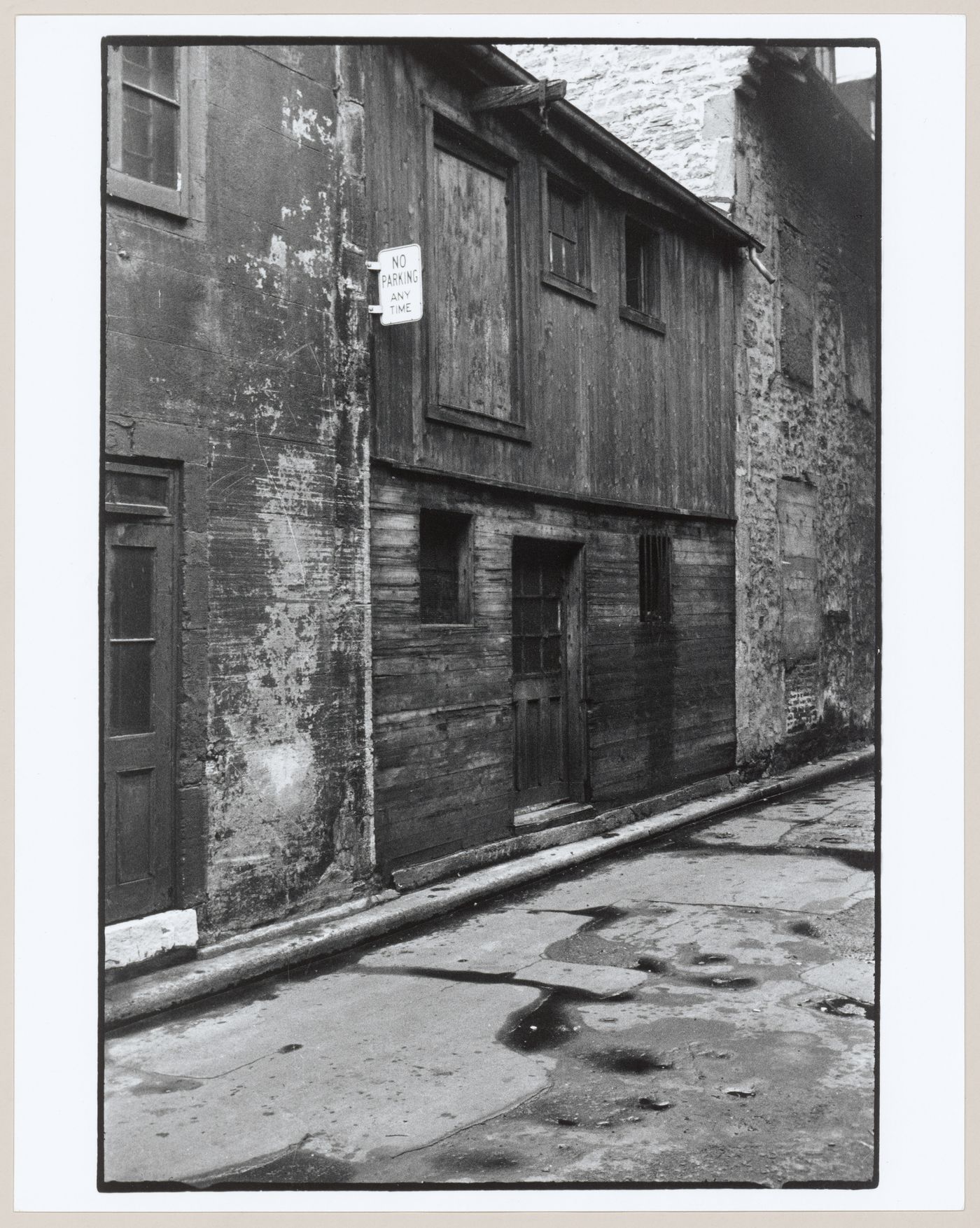 View of a wooden building, Old Montréal, Montréal, Québec, Canada