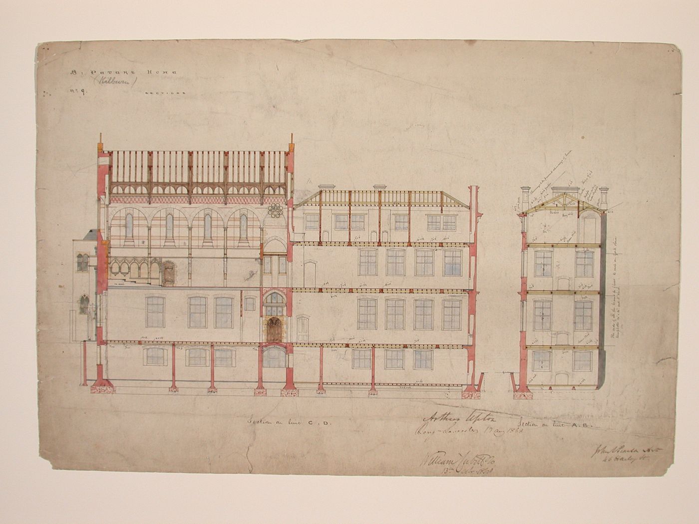 St. Peter's Home, Kilburn: Second floor plan