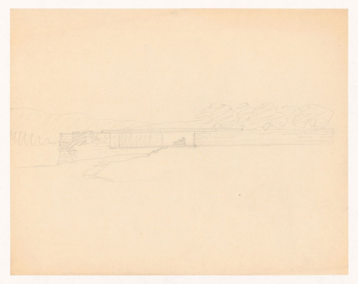 Sketch elevation for Mountain House