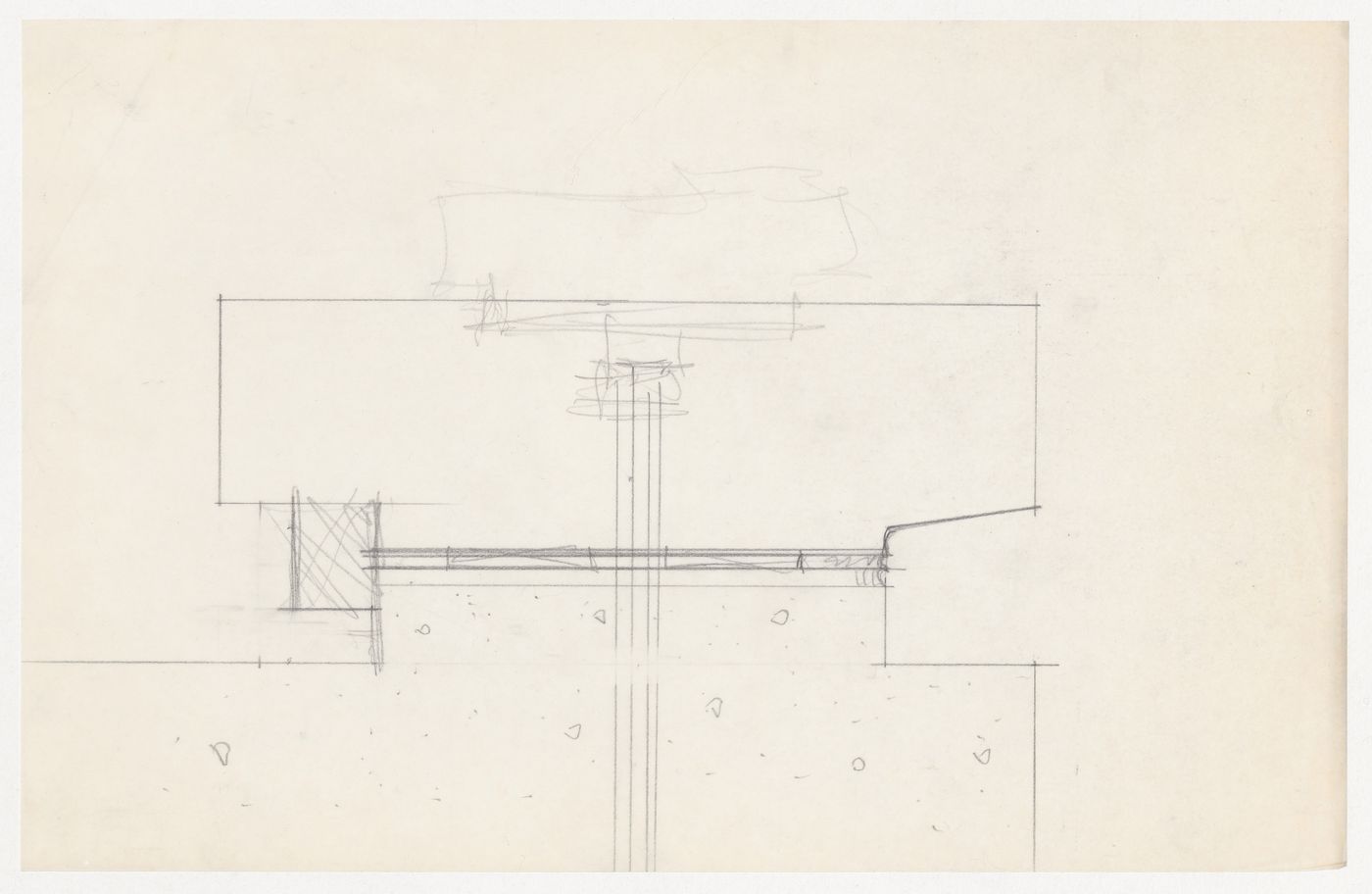 Sectional detail for the Metallurgy Building, Illinois Institute of Technology, Chicago