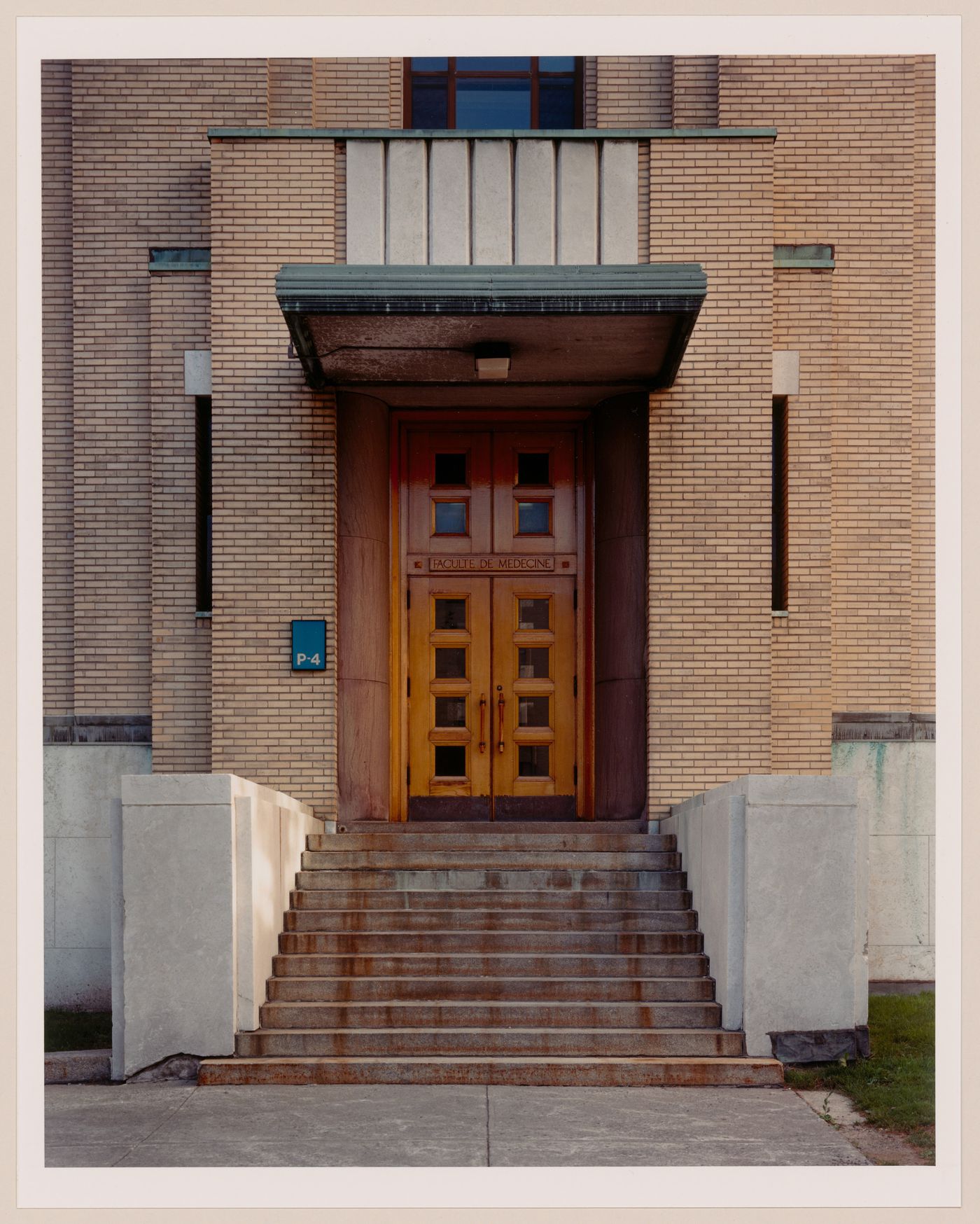 Entrance to École de Médecine, Université de Montréal, Montréal, Québec