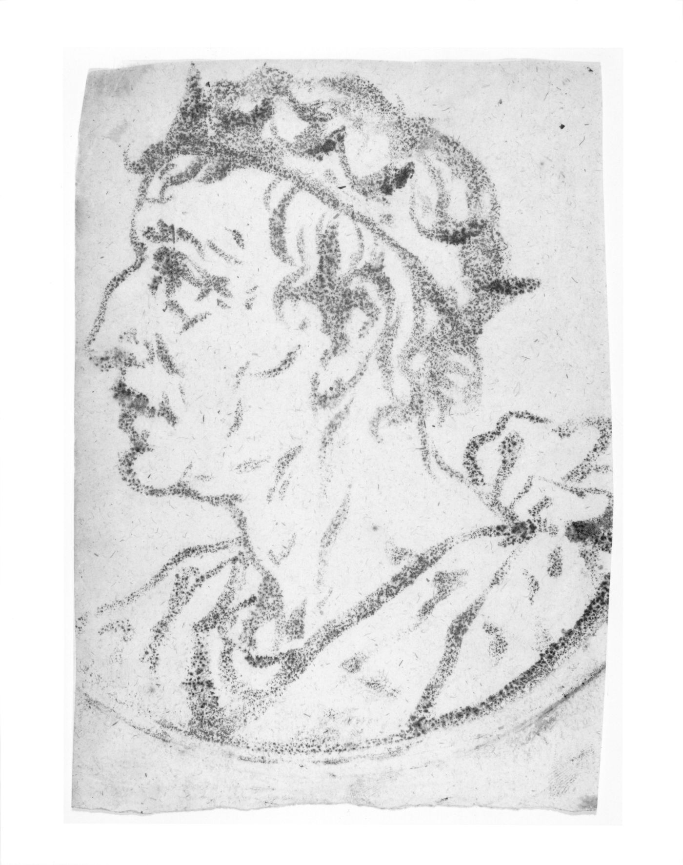 Portrait bust of a king