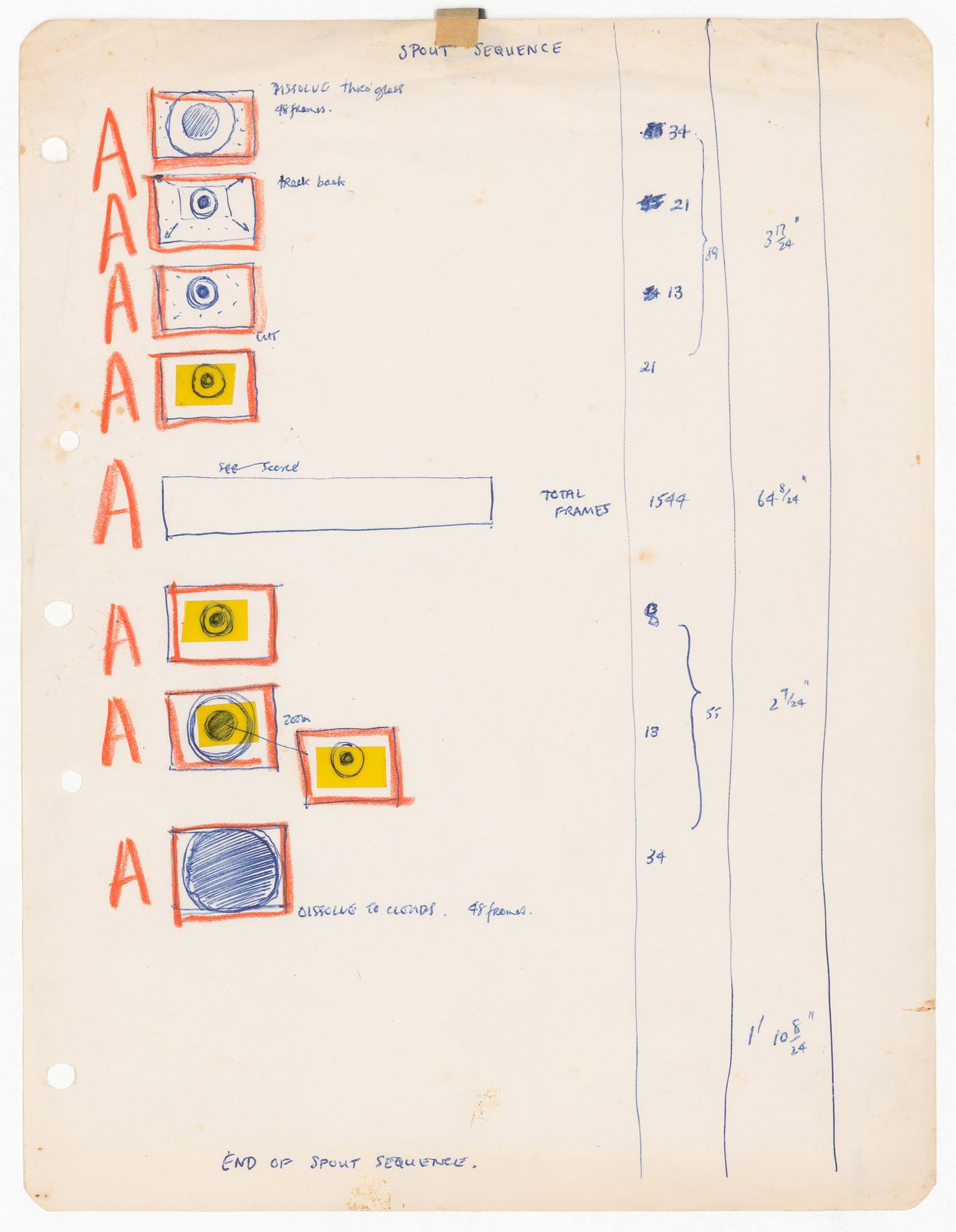 Storyboard for documentary The Key