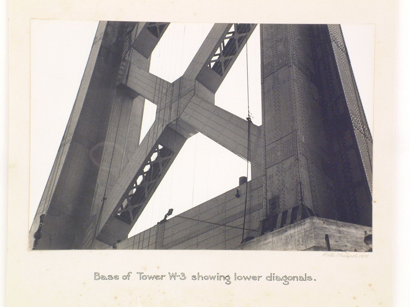 Oakland Bay Bridge under construction, San Francisco, California