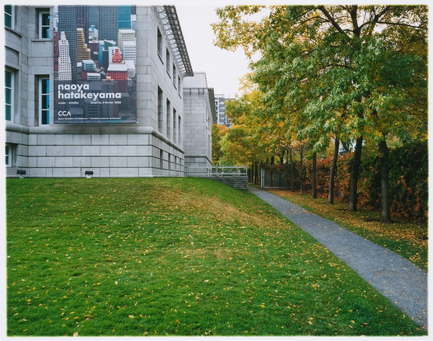 Partial view of the Alcan Wing for Scholars, Canadian Centre for Architecture, Montréal