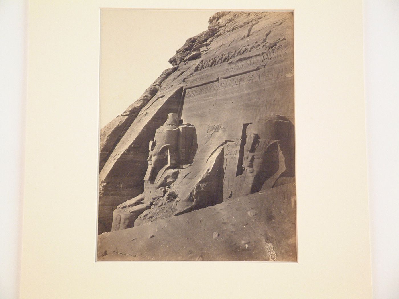 Statues of Ramses the Great at the Great Temple of Abu Simbel, Nubia, Egypt