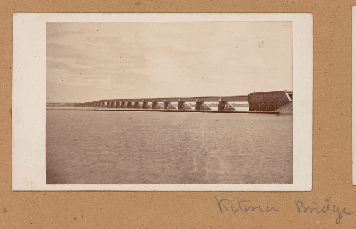 View of Victoria Bridge, Montréal, Canada (now Montréal, Québec, Canada)