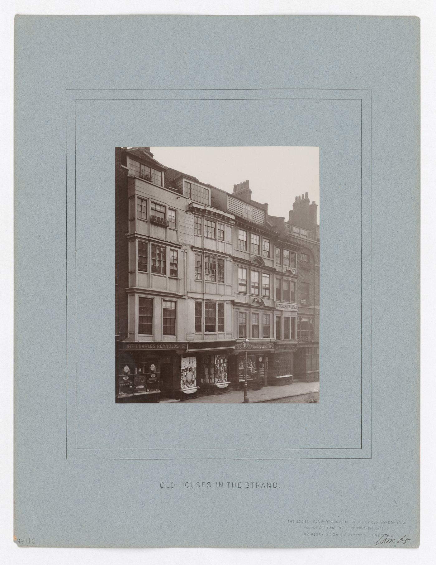 Old houses in the Strand