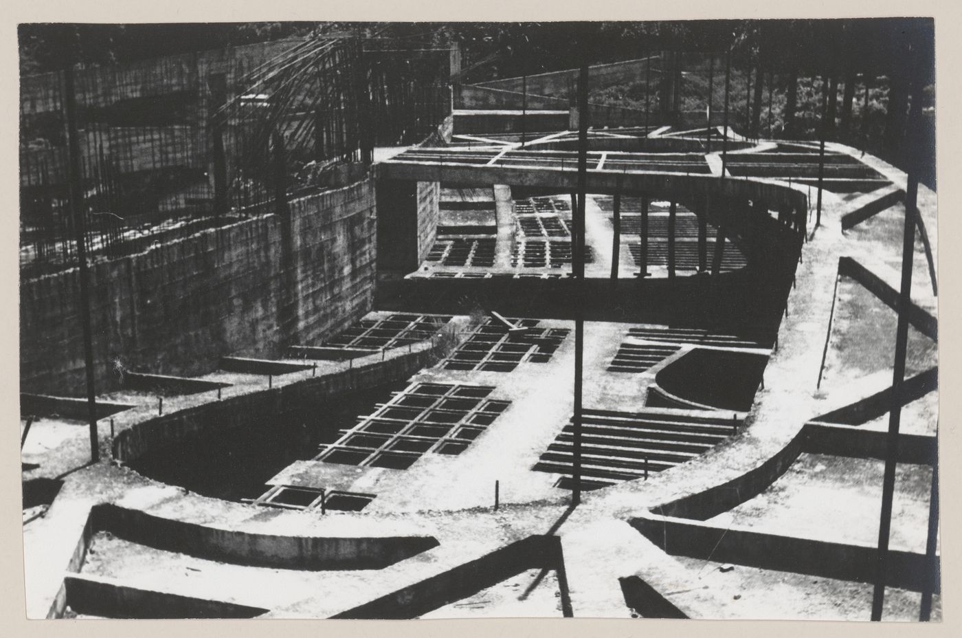 View of halted construction of Municipal Theatre, Belo Horizonte, Brazil
