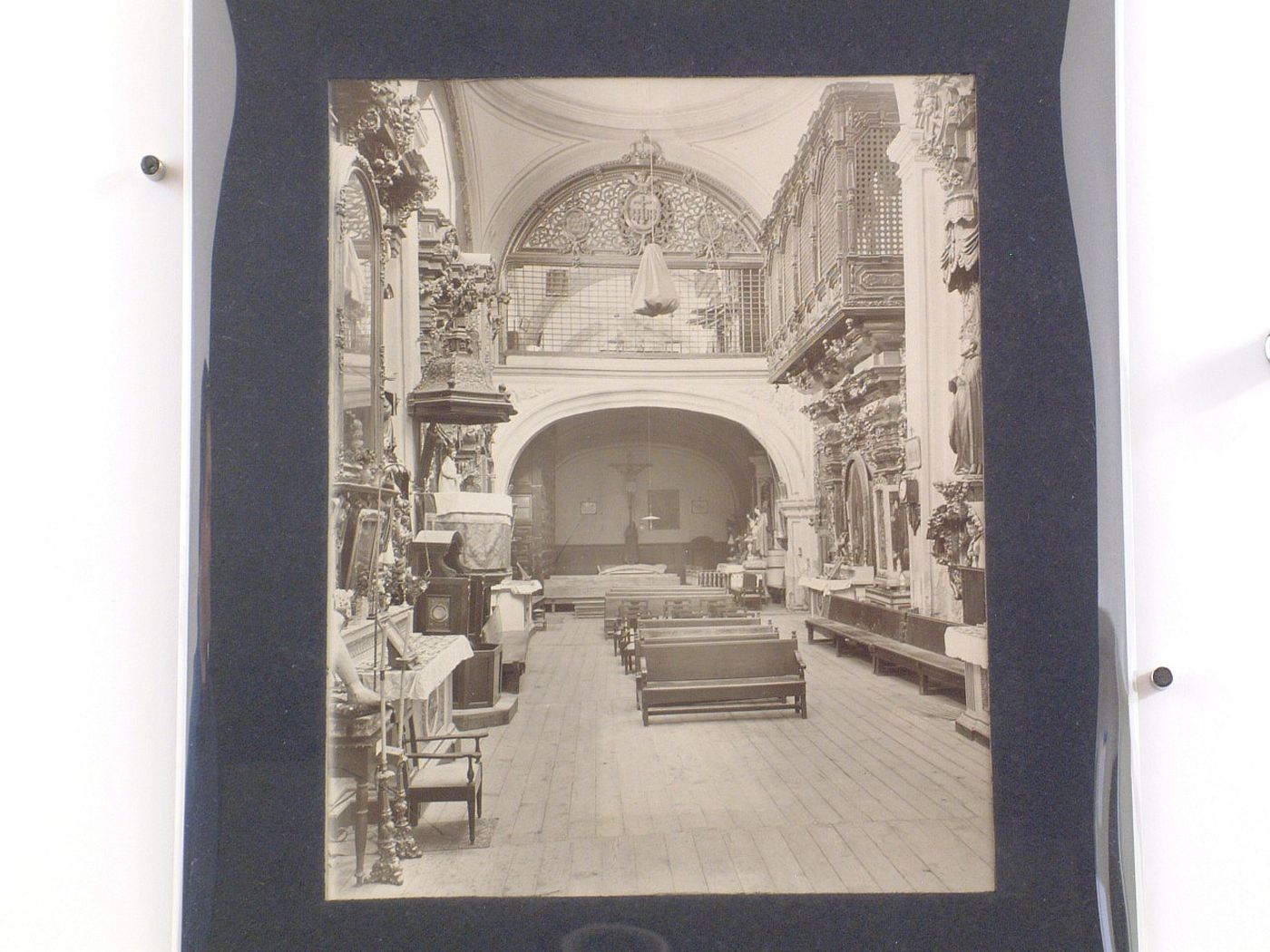 Interior view of the chapel of the Colegio de las Vizcaínas, Mexico City, Mexico