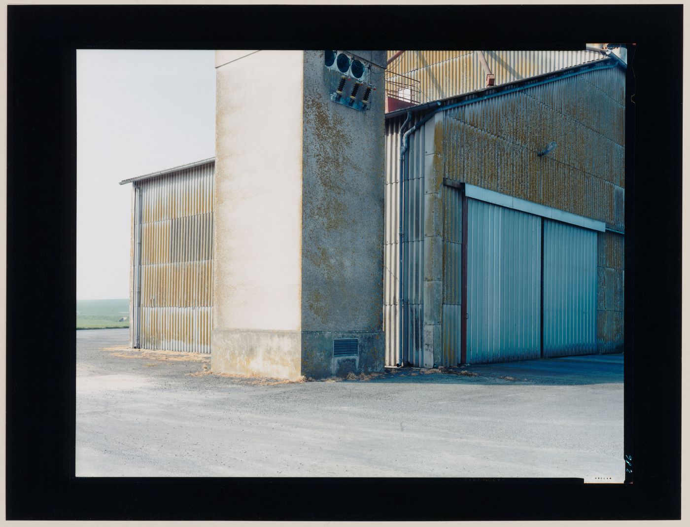 View of an agricultural building, Saint-Jean-d'Angély, France (from the series "In between cities")