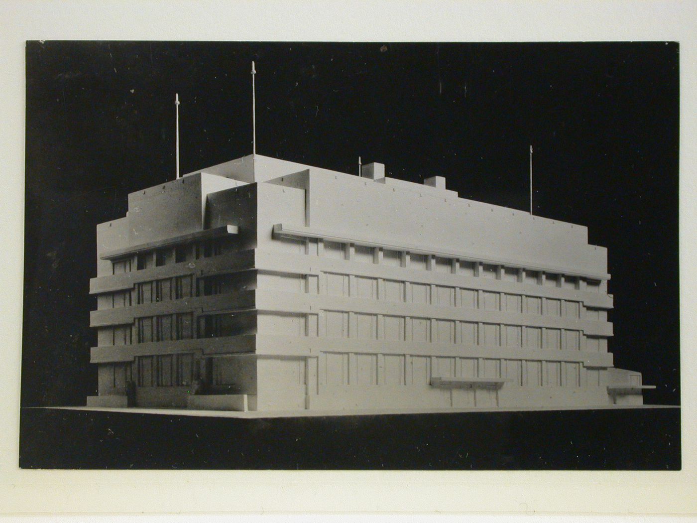 Maquette pour l'hotel des téléphones à Amsterdam