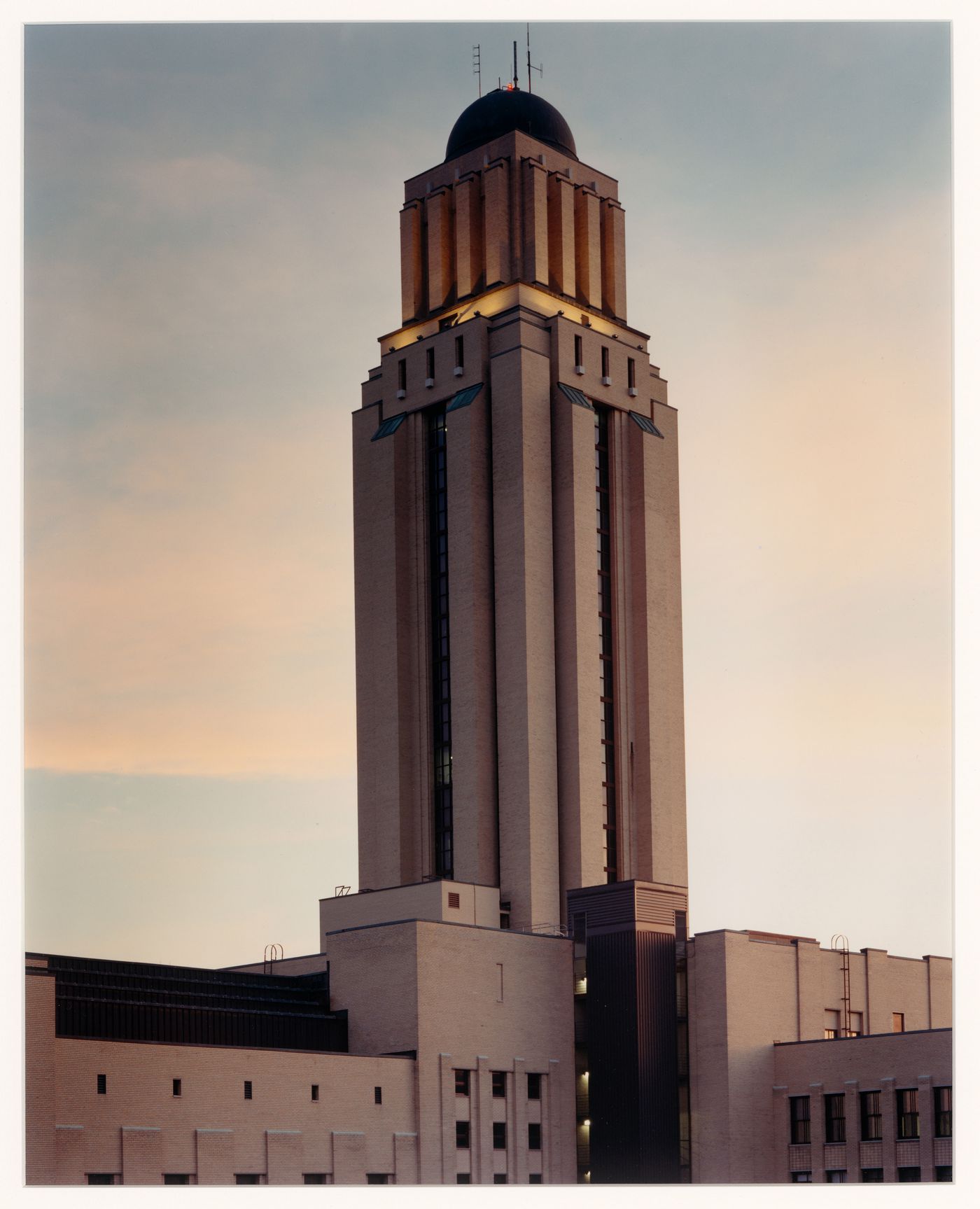 The tower, main pavilion, Université de Montréal (early evening), Montréal, Québec