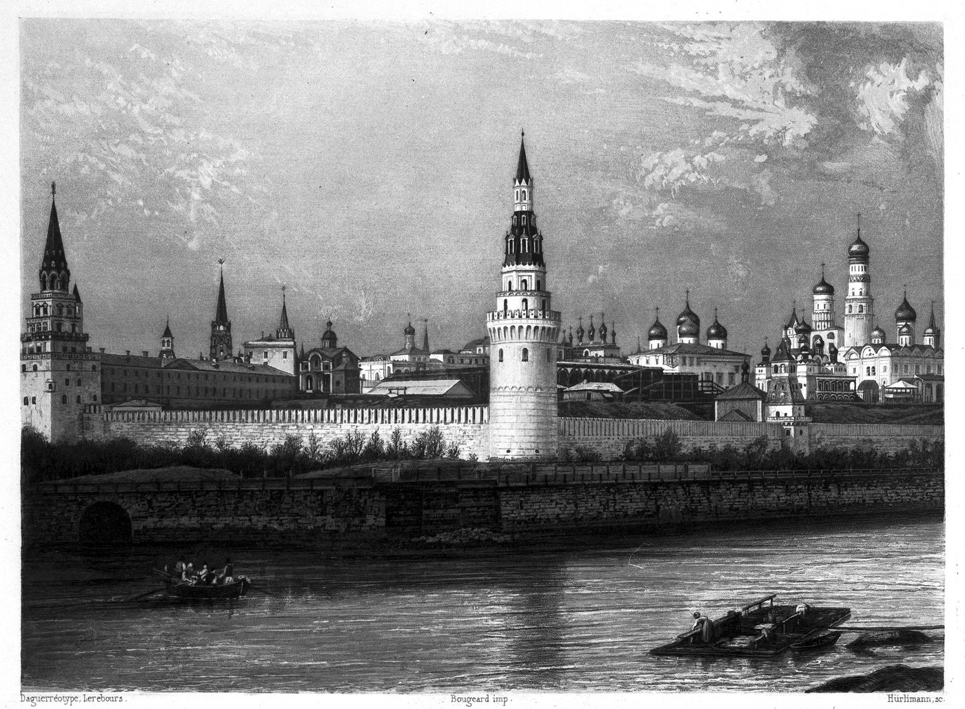 View of the Kremlin across the Moskva River, Moscow, Russia