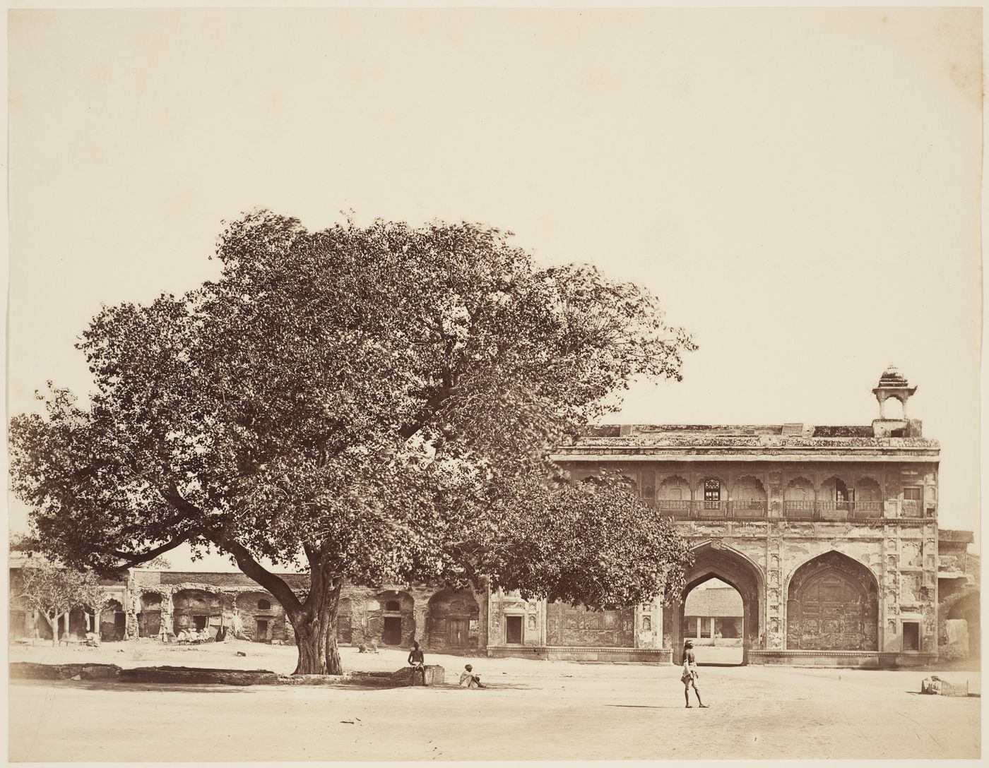 View of the Naqqar Khana (or Drum House) of the Red Fort, Delhi, India