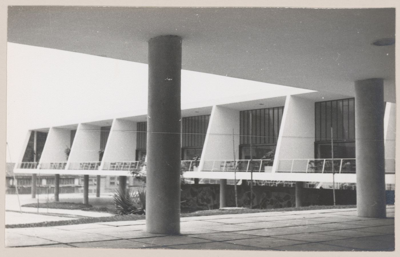 View of primary school, Pedregulho, Rio de Janeiro, Brazil
