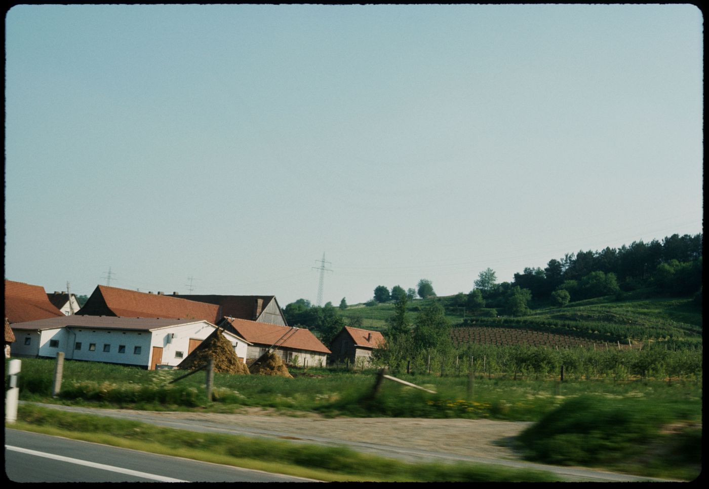 Farm buildings and landscape, Germany