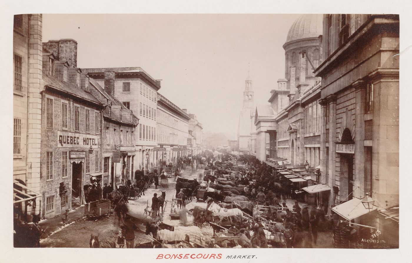 View of Bonsecours Market, Montreal, Quebec, Canada