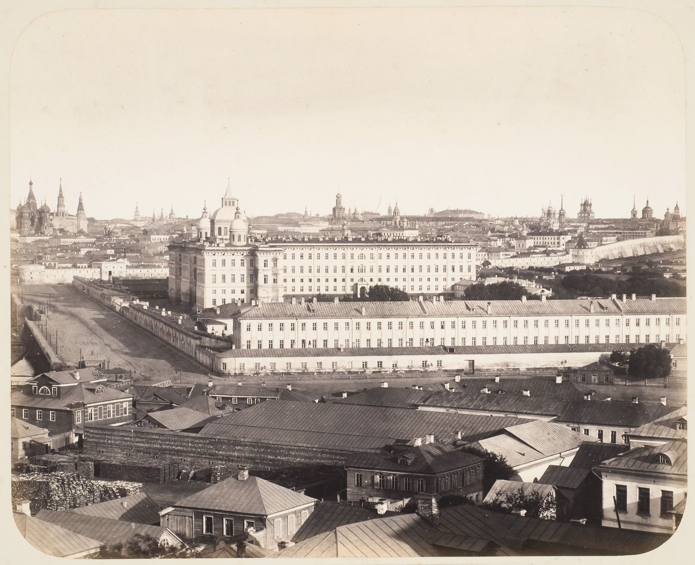 Exterior view of the Vospitatelnyi Dom (Foundling Home), Moscow