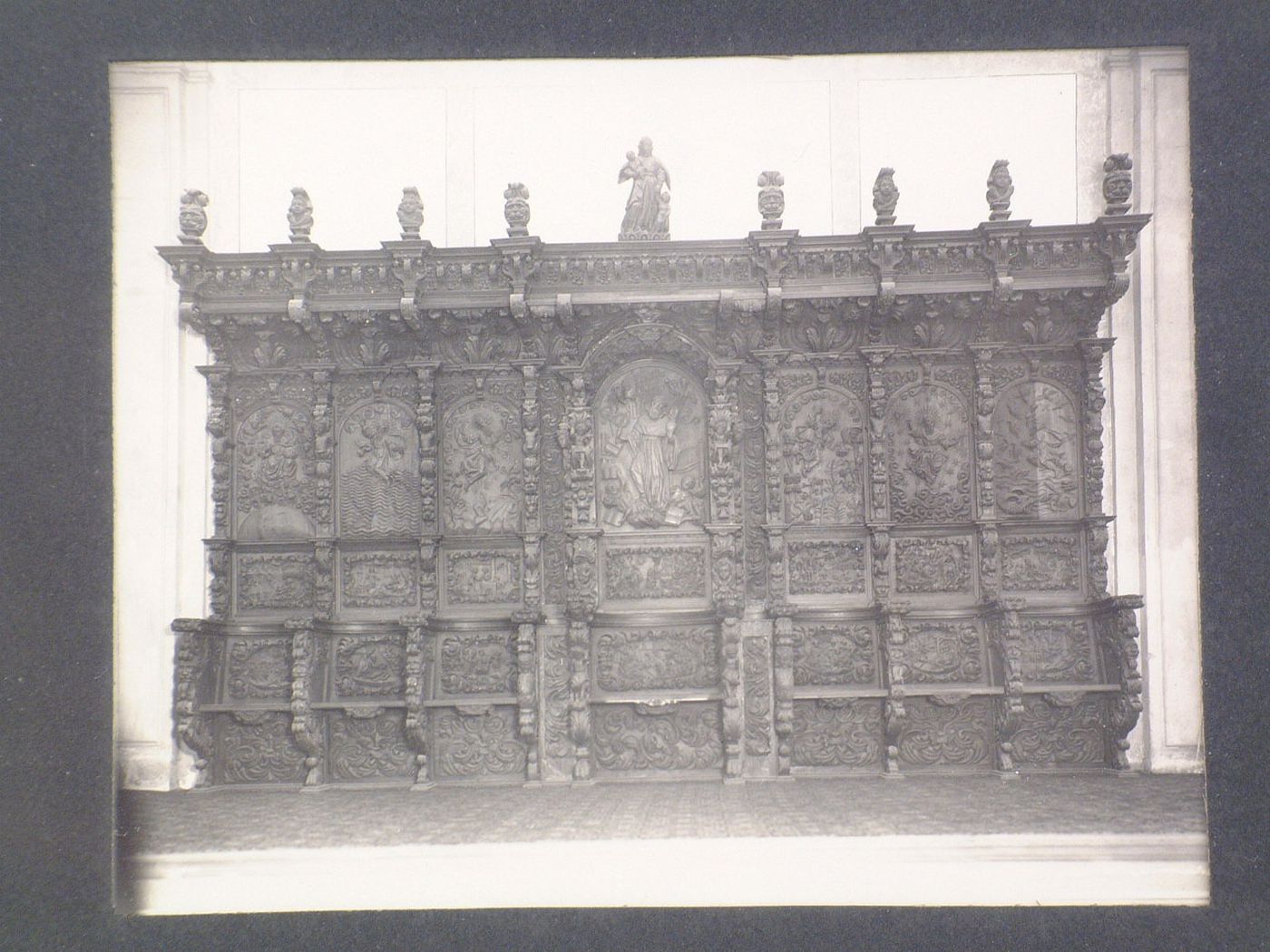 View of the choir stalls of the Iglesia de San Agustín, Colegio de San Ildefonso, Mexico City, Mexico