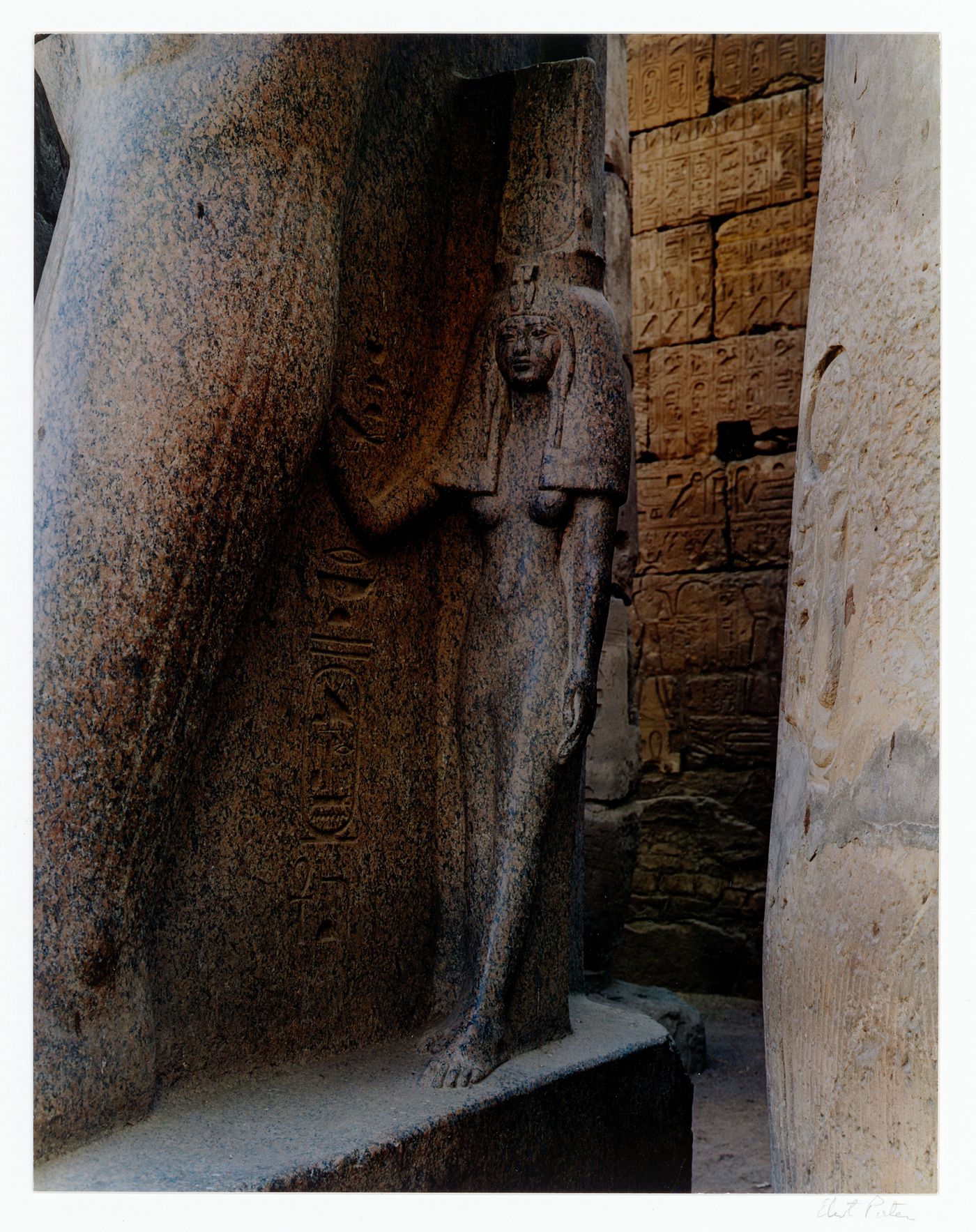 Nefertari by Ramesses Leg, Court of Ramesses, Luxor