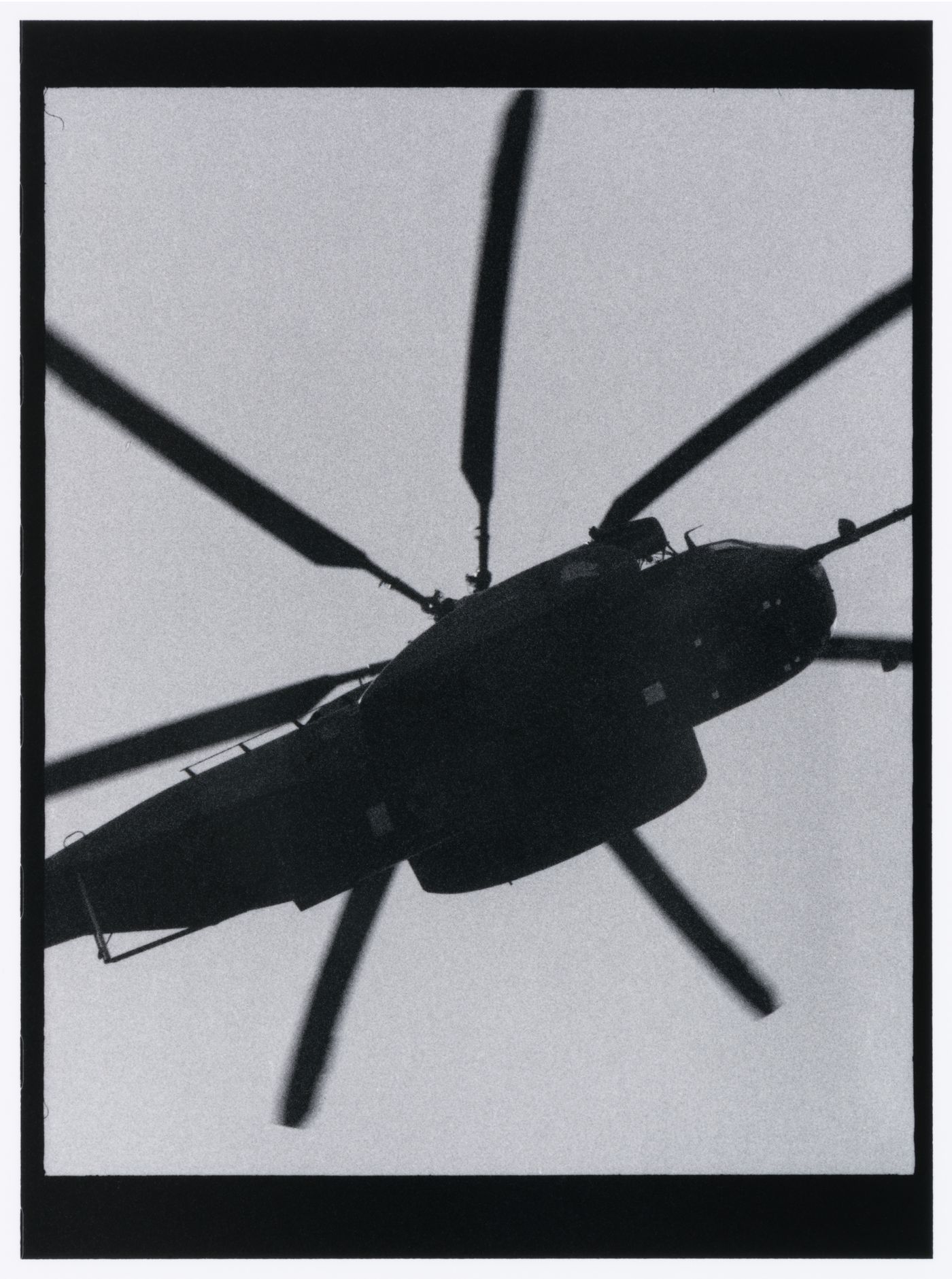 View of a helicopter in flight, Washington D.C., United States, from the series "Empire"