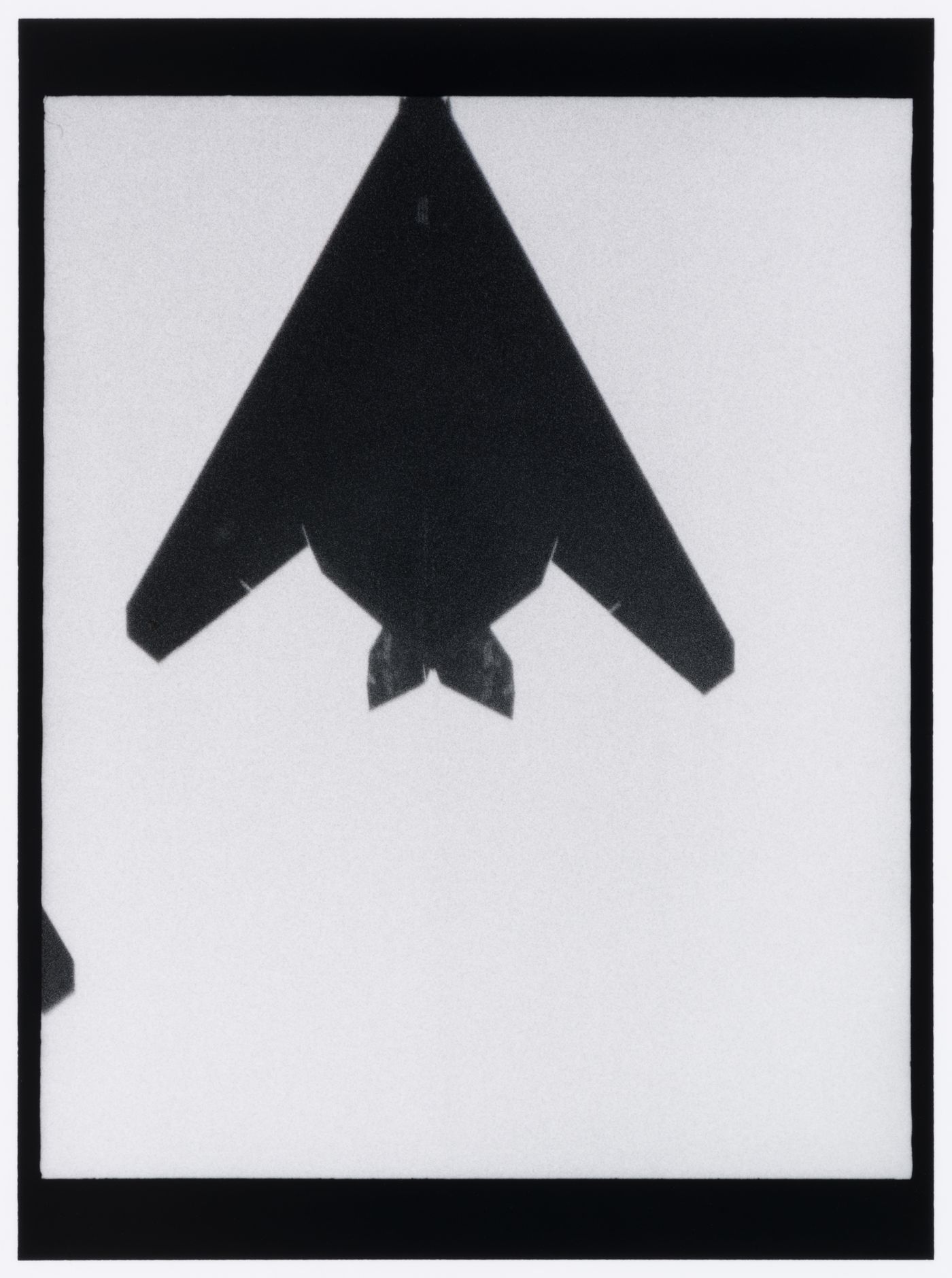 View of a Lockheed F-117 stealth fighter in flight, Washington D.C., United States, from the series "Empire"