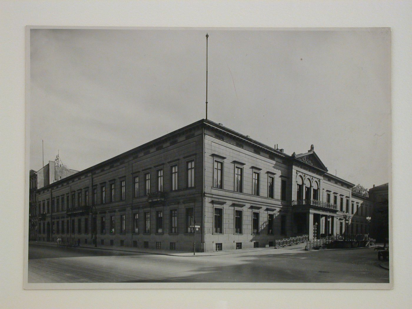 View of the Palais Prinz Karl (now demolished) showing the principal façade, Wilhelm Platz, Berlin, Germany