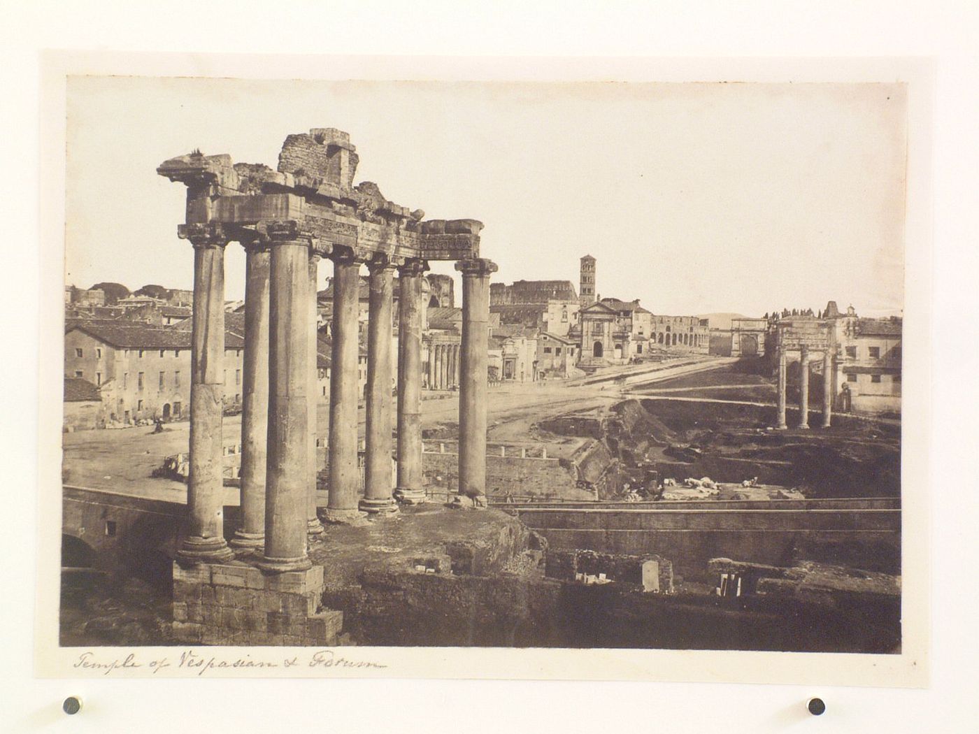 Temple of Vespasian and Forum