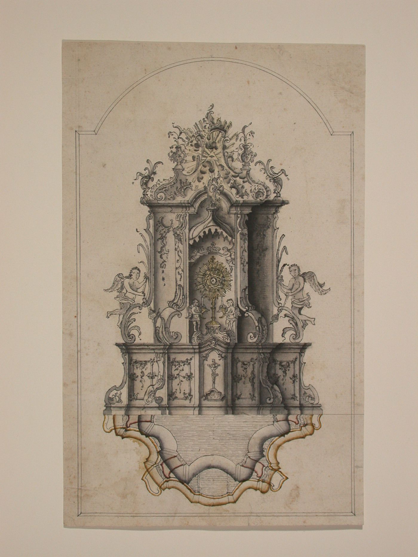 Design for an altarpiece