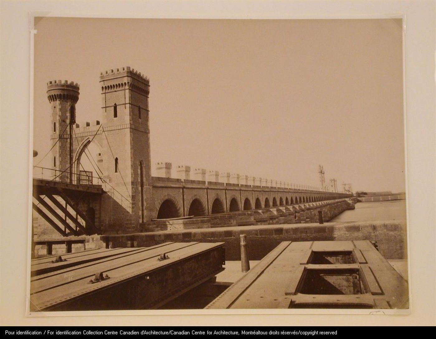 View of Nile river dam, Cairo, Egypt