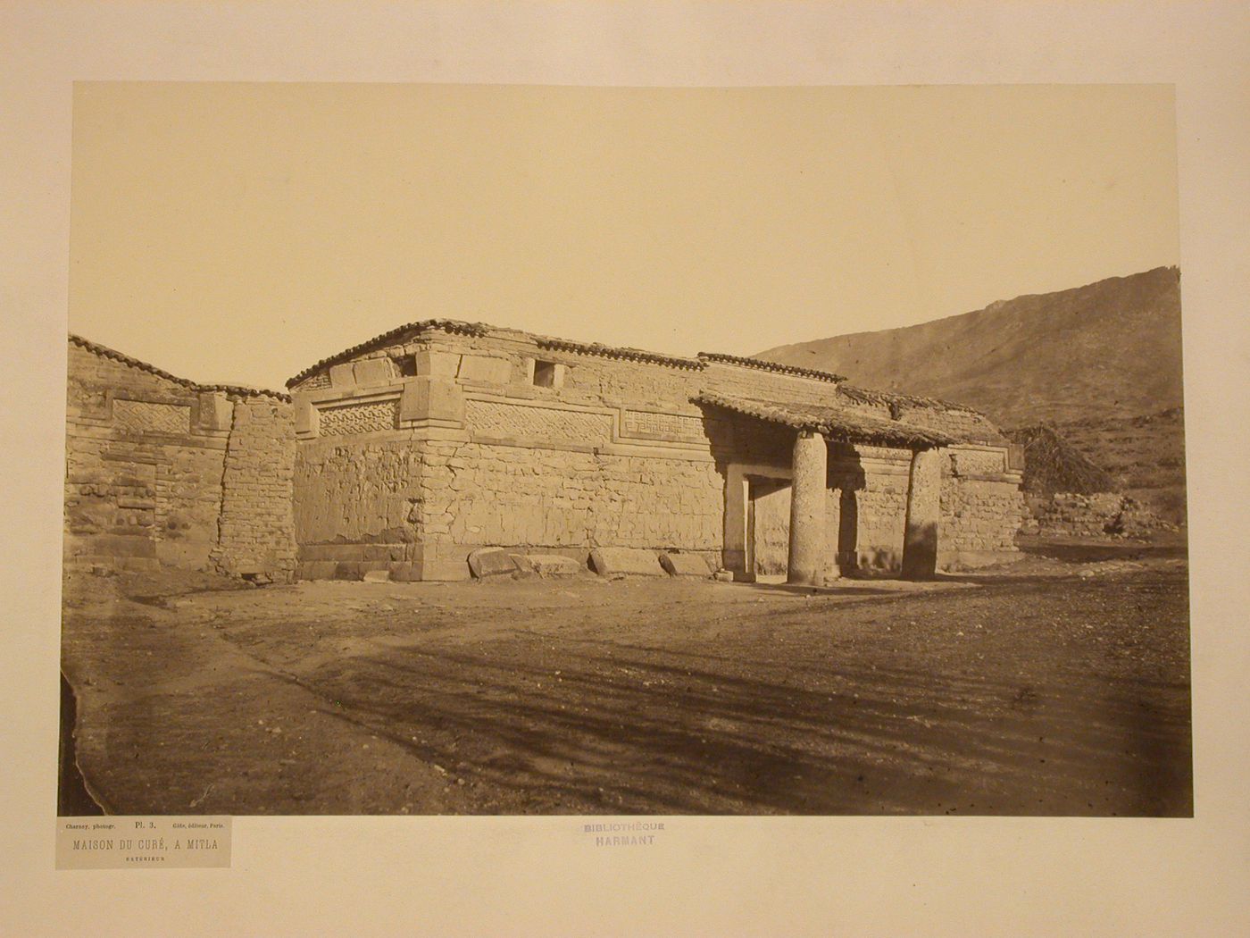 View of the priest's house, Mitla, Mexico