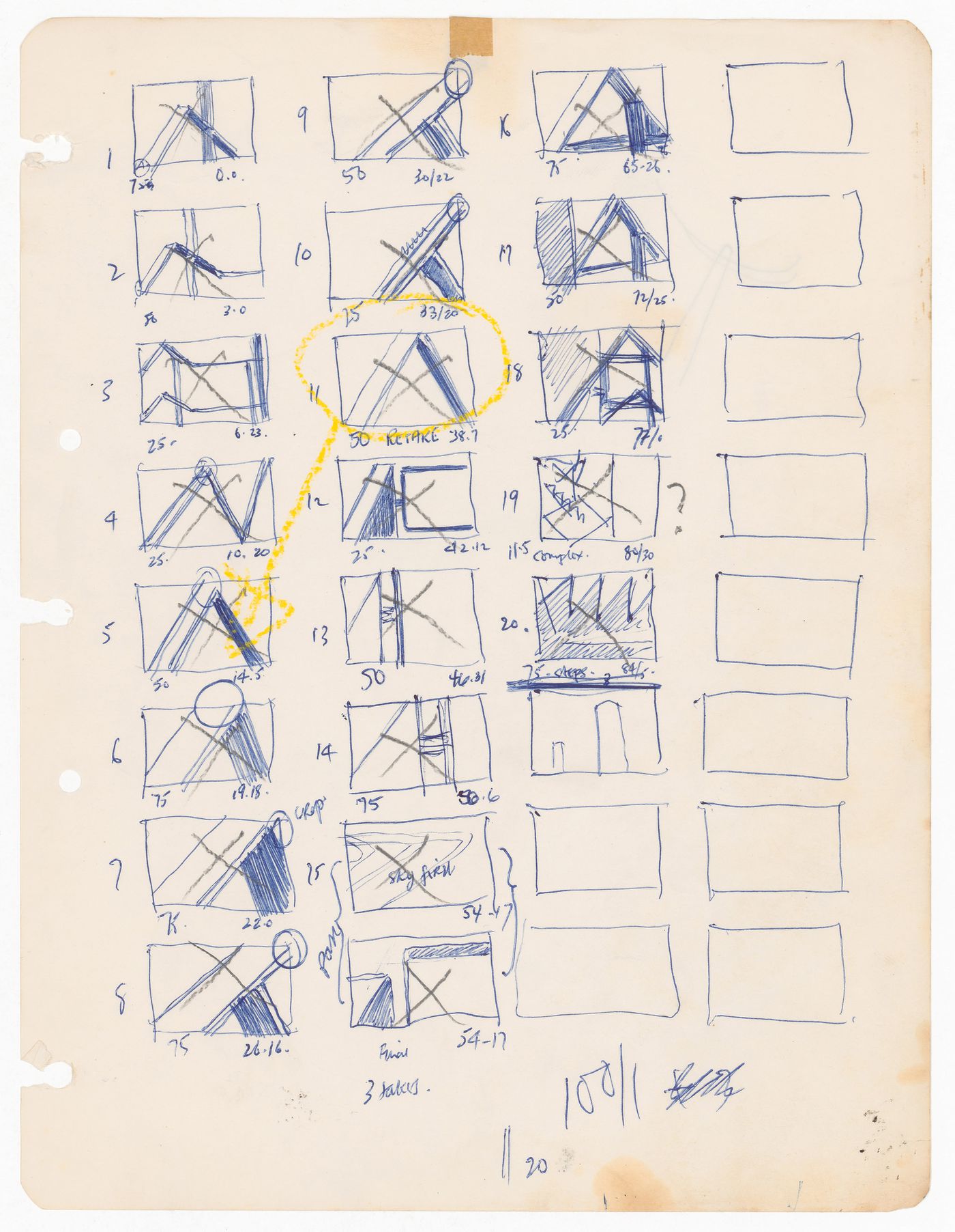 Storyboard for documentary The Key