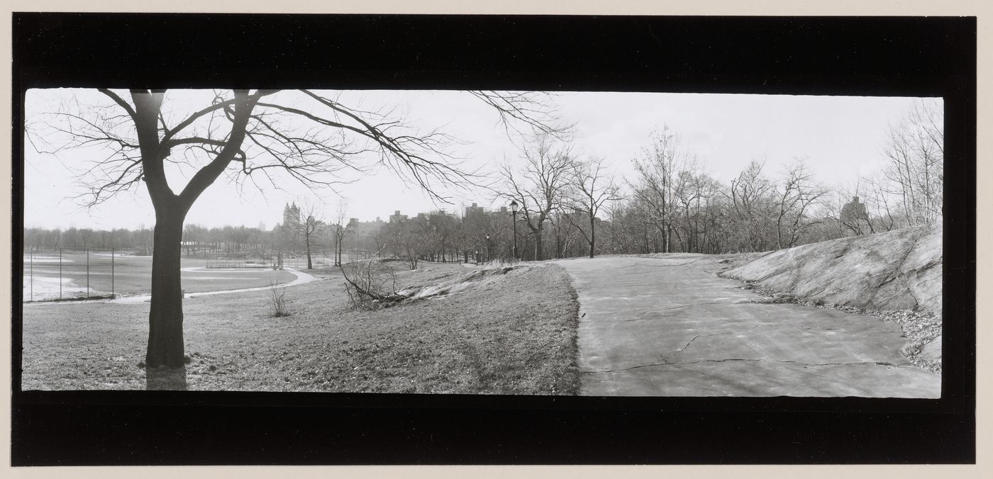 Sports Fields (panorama), Central Park, New York City, New York