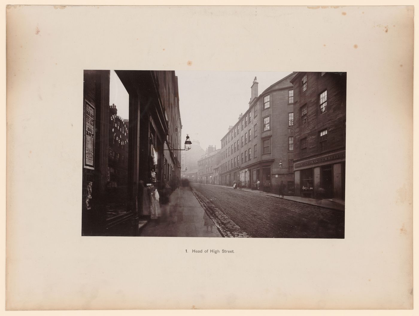 View of High Street, Glasgow, Scotland