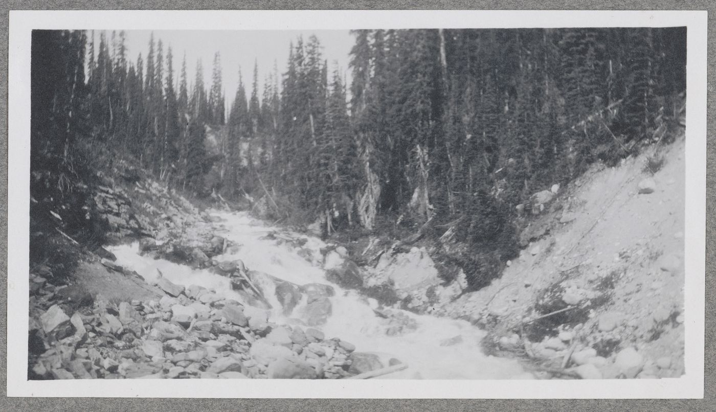 View of Little Yoho River, Yoho National Park, Yoho Valley, British Columbia