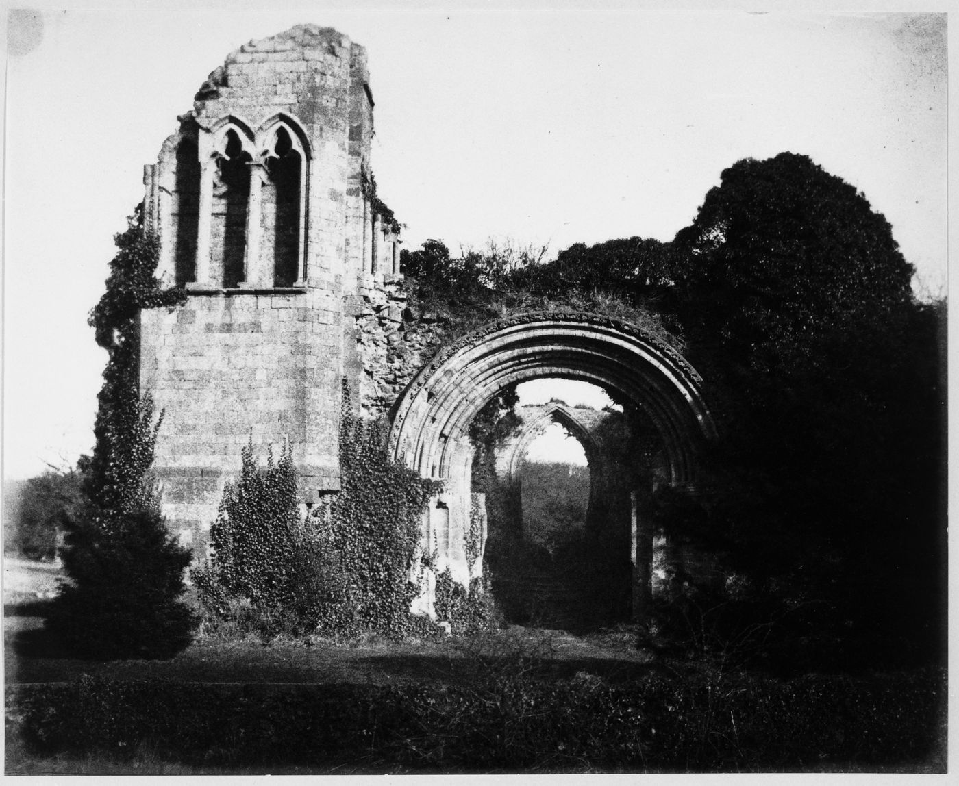 View of Lilleshall Abbey ruins, Shropshire, England