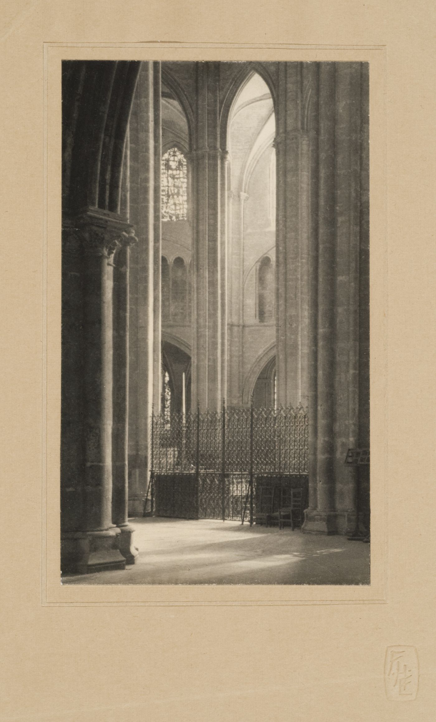 Interior view of Cathédrale Saint-Etienne de Bourges, Bourges, France