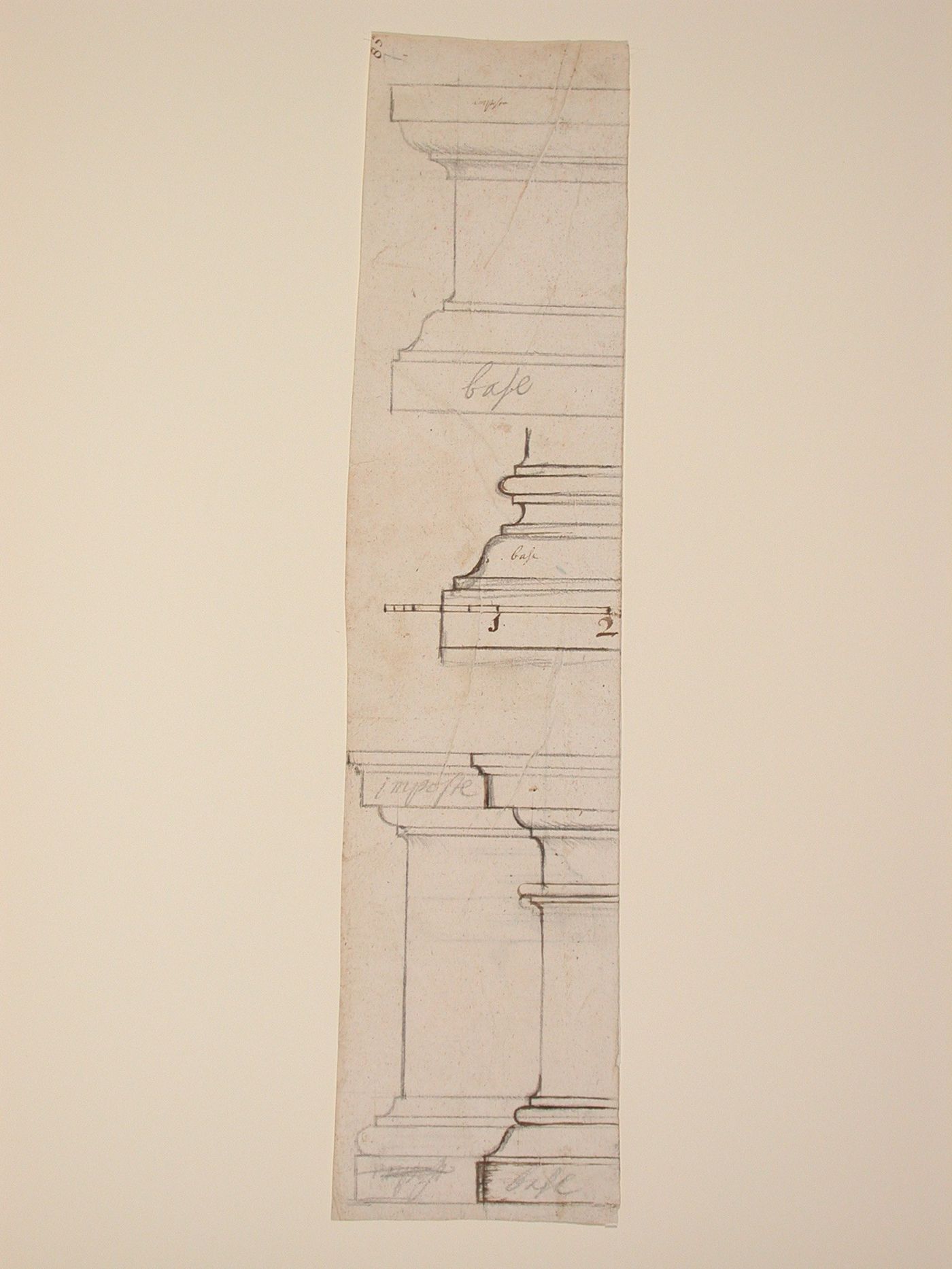 Fragment - studies of capitals and bases (G.B.?)