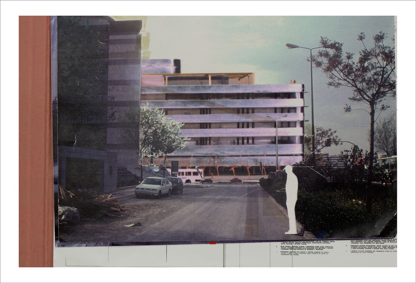 Proofs of Relevance: View of a photomontage showing the Savings Bank of Granada, Abalos & Herreros (1992), Granada, Spain