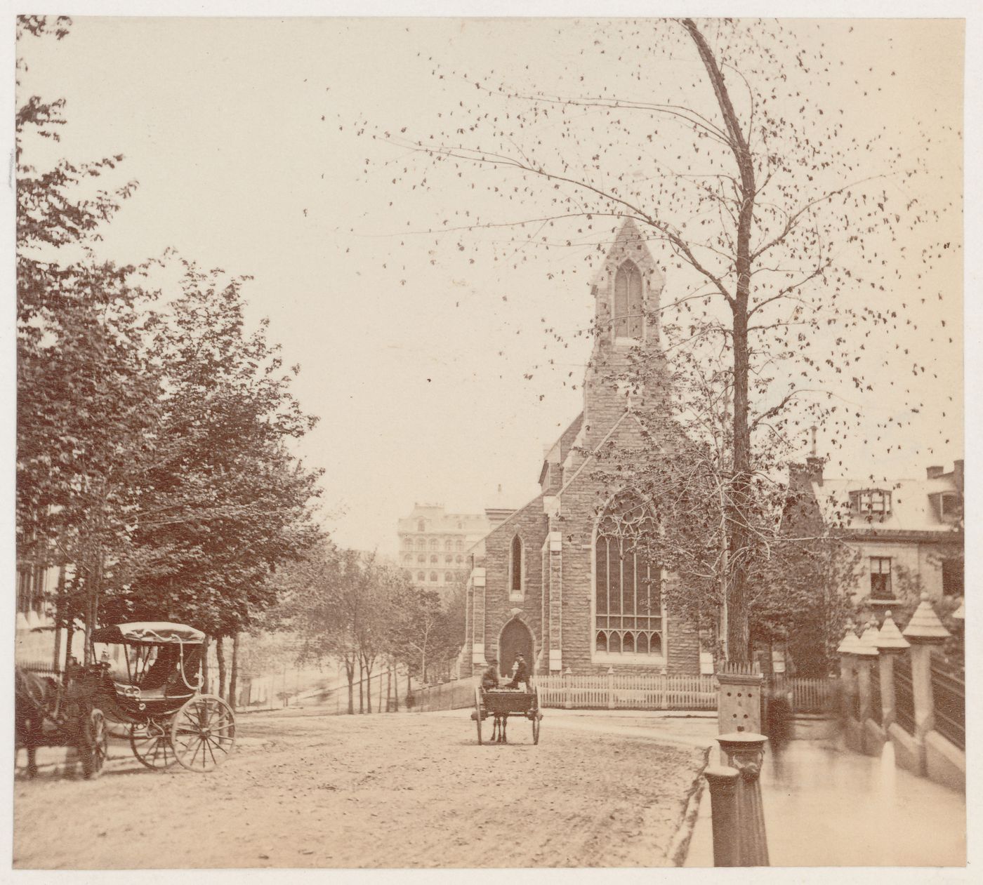 Exterior view of Baptist Church, Montreal, Quebec, Canada