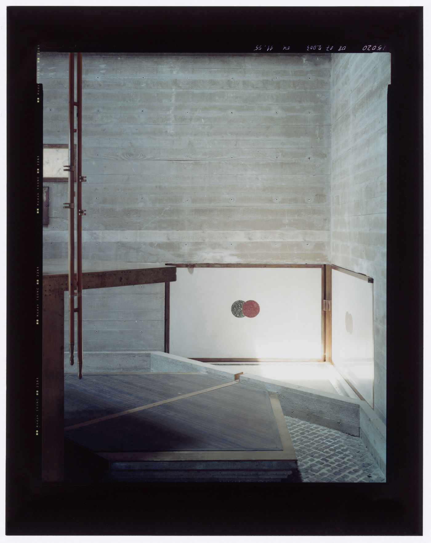 Looking northwest, Carlo Scarpa's Tomba Brion, San Vito d'Altivole, Italy