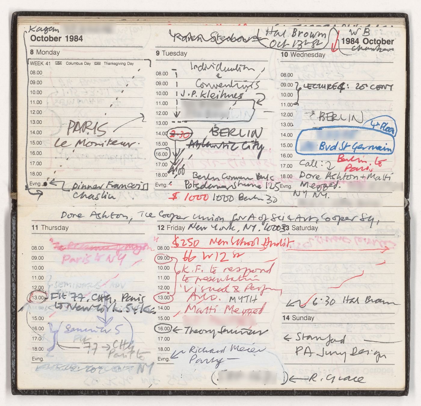 Kenneth Frampton agenda, 1984