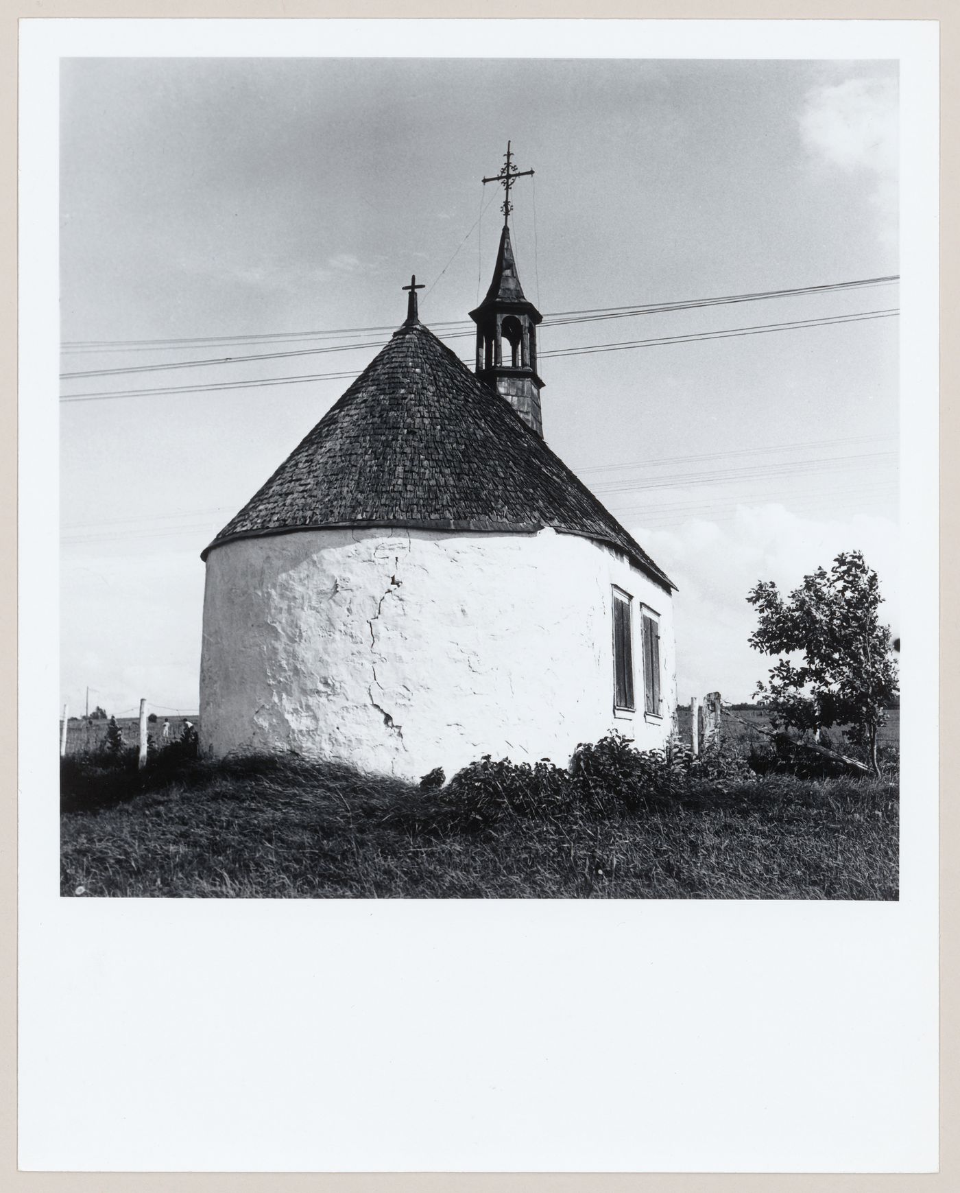 Abside de l'ancienne chapelle de procession, Saint-Pierre, Ile d'Orléans, Québec